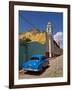 American Oldtimer in the Cobbled Streets of Trinidad, Cuba, West Indies, Caribbean, Central America-null-Framed Photographic Print