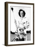 American Olympic Athlete Babe Didrikson, 1954-null-Framed Photo