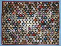 Optical Flower Puzzle Quilt, 1854 (Silk)-American-Giclee Print