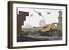 American P-47 Fighter Planes Attacking German Jagdpanther Tanks-null-Framed Premium Giclee Print