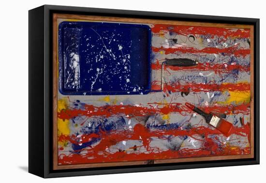 American Paint-Roderick E. Stevens-Framed Stretched Canvas