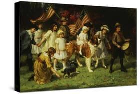American Parade, 1917-George Sheridan Knowles-Stretched Canvas