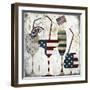 American Party-Color Bakery-Framed Giclee Print