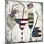 American Party-Color Bakery-Mounted Giclee Print