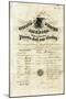 American Passport Dated from 1866-null-Mounted Giclee Print