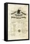 American Passport Dated from 1866-null-Framed Stretched Canvas