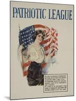 American Patriotic League Poster-null-Mounted Giclee Print