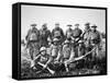 American Patrol with German Machine Gun Captured in the Saint-Mihiel Offensive on the Western?-American Photographer-Framed Stretched Canvas