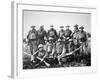 American Patrol with German Machine Gun Captured in the Saint-Mihiel Offensive on the Western?-American Photographer-Framed Photographic Print