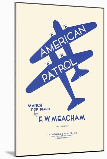 American Patrol-null-Mounted Art Print