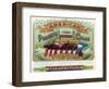 American Perfecto Cigars Brand Cigar Box Label-Lantern Press-Framed Art Print