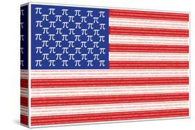 American Pi-SM Design-Stretched Canvas