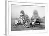 American Pioneer Family, C.1870 (B/W Photo)-American Photographer-Framed Giclee Print