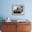 American Poet John Berryman Expressing Himself While Sitting in His Semi Empty Apartment-Mark Kauffman-Framed Premium Photographic Print displayed on a wall