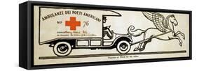 American Poets' Ambulances in Italy, 1917-null-Framed Stretched Canvas