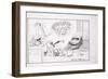 American Politics 34, Martha Mitchell, 1970s (ink on paper)-Ralph Steadman-Framed Giclee Print