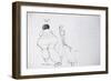 American Politics 38, Main St Couple (ink on paper)-Ralph Steadman-Framed Giclee Print