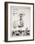 American Politics 51, Suffering the Ague (ink on paper)-Ralph Steadman-Framed Giclee Print