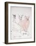 American Politics 52, Pinkos (ink on paper)-Ralph Steadman-Framed Giclee Print