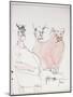 American Politics 52, Pinkos (ink on paper)-Ralph Steadman-Mounted Giclee Print