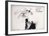 American Politics 9, Wallace's Bird of Paradise, 1980s (ink on paper)-Ralph Steadman-Framed Giclee Print