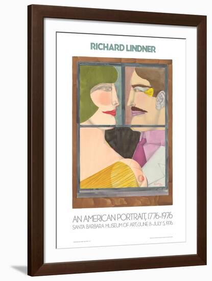 American Portrait-Richard Lindner-Framed Art Print