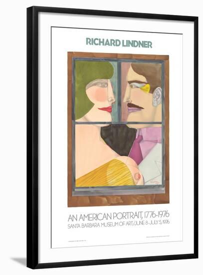 American Portrait-Richard Lindner-Framed Art Print