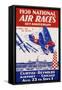 American Poster for 1930 National Air Races-null-Framed Stretched Canvas