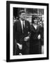 American President John Kennedy and His Wife Jackie June 1st, 1961 During their Trip to Paris-null-Framed Photo