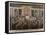 American President Woodrow Wilson Asks Congress to Declare War-null-Framed Stretched Canvas