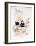 American Presidents 10, Nancy Reagan, 1991 (drawing)-Ralph Steadman-Framed Giclee Print