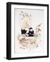 American Presidents 10, Nancy Reagan, 1991 (drawing)-Ralph Steadman-Framed Giclee Print