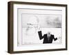 American Presidents 21, Gerald Ford, 1970s (ink on paper)-Ralph Steadman-Framed Giclee Print