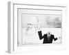American Presidents 21, Gerald Ford, 1970s (ink on paper)-Ralph Steadman-Framed Giclee Print