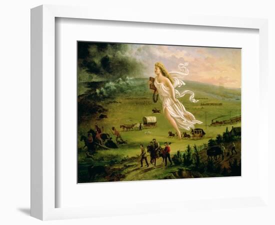 American Progress, 1872-John Gast-Framed Giclee Print