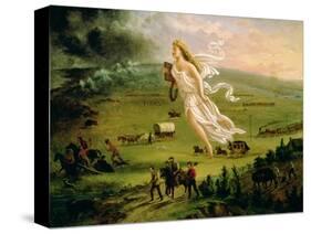 American Progress, 1872-John Gast-Stretched Canvas