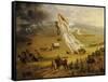 American Progress, 1872-John Gast-Framed Stretched Canvas