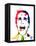 American Psycho Watercolor-Lora Feldman-Framed Stretched Canvas