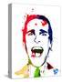 American Psycho Watercolor-Lora Feldman-Stretched Canvas