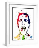 American Psycho Watercolor-Lora Feldman-Framed Art Print