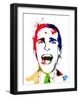 American Psycho Watercolor-Lora Feldman-Framed Art Print