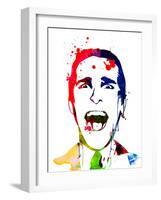 American Psycho Watercolor-Lora Feldman-Framed Art Print