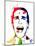 American Psycho Watercolor-Lora Feldman-Mounted Art Print