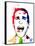 American Psycho Watercolor-Lora Feldman-Framed Stretched Canvas