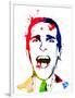 American Psycho Watercolor-Lora Feldman-Framed Art Print