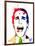 American Psycho Watercolor-Lora Feldman-Framed Art Print