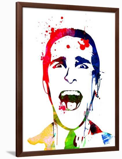 American Psycho Watercolor-Lora Feldman-Framed Art Print