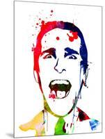 American Psycho Watercolor-Lora Feldman-Mounted Art Print