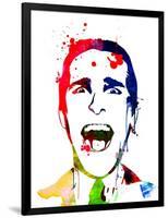 American Psycho Watercolor-Lora Feldman-Framed Art Print