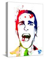 American Psycho Watercolor-Lora Feldman-Stretched Canvas